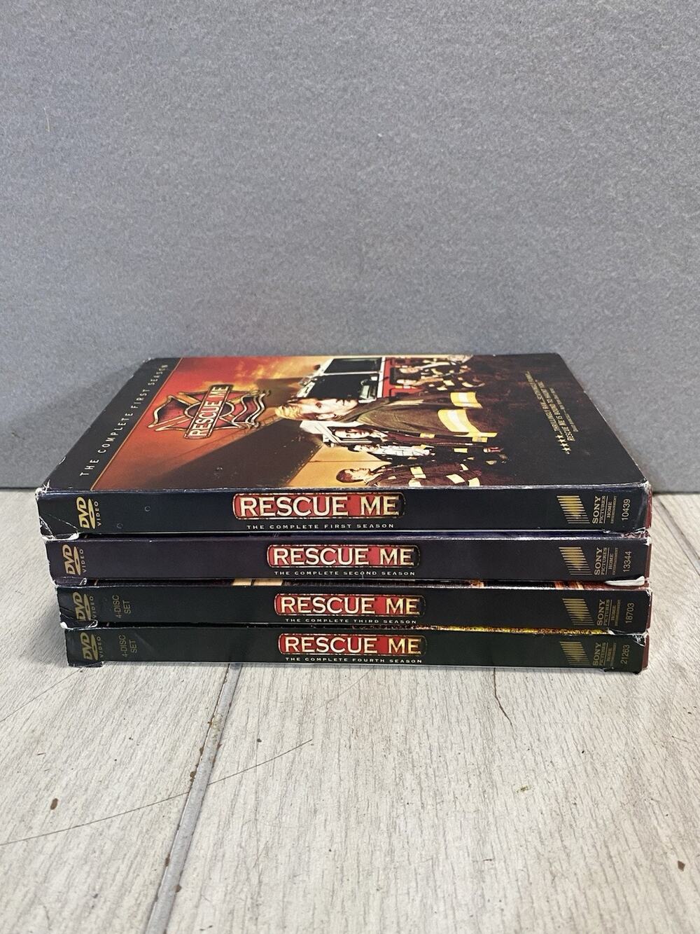 Rescue Me Seasons 1-4 DVD Set Denis Leary Peter Tolan FX TV Show Firefighters